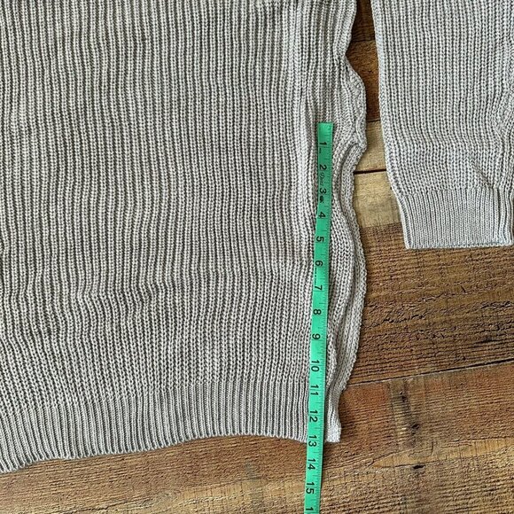 PrettyLittleThing Plus Grey Round Neck Side Split Jumper XL - Picture 4 of 9